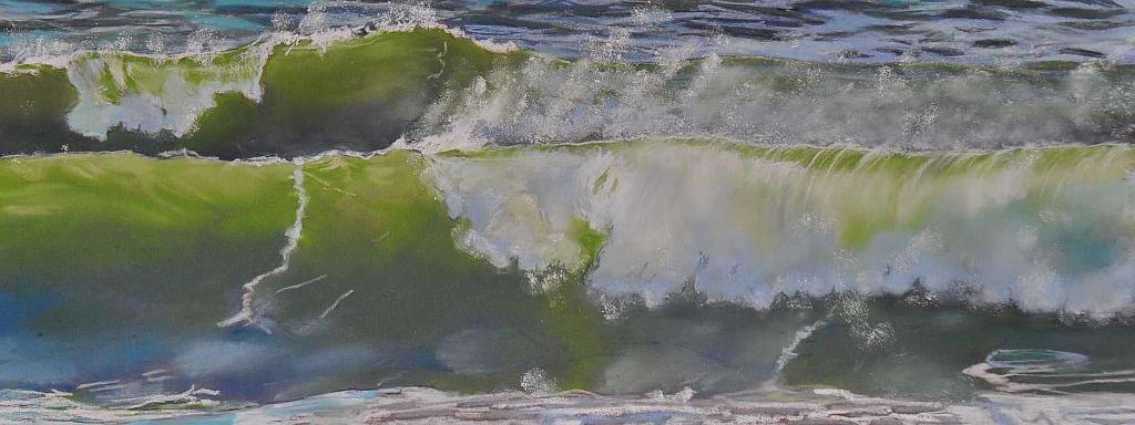 vague beg-meil.jpg - Pastel 30 x 70